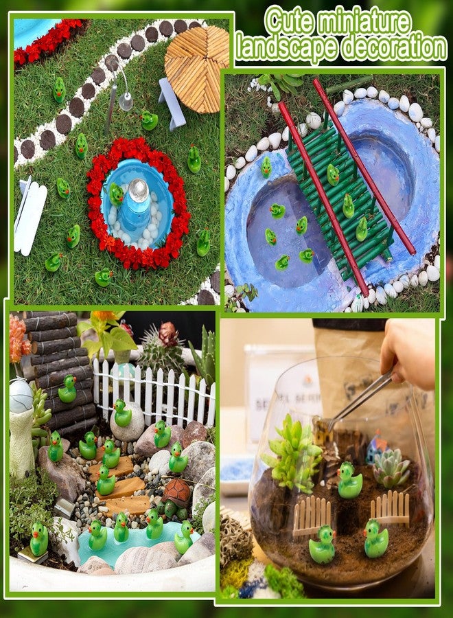 Realspring 100 Pcs Mini Resin Dinosaur Ducks Bulk Dinosaur Duck Miniatures Miniature Animals for Christmas Party Fillers Favors Home Miniature Landscape Ornaments Cake Garden Party Decoration - Image 3